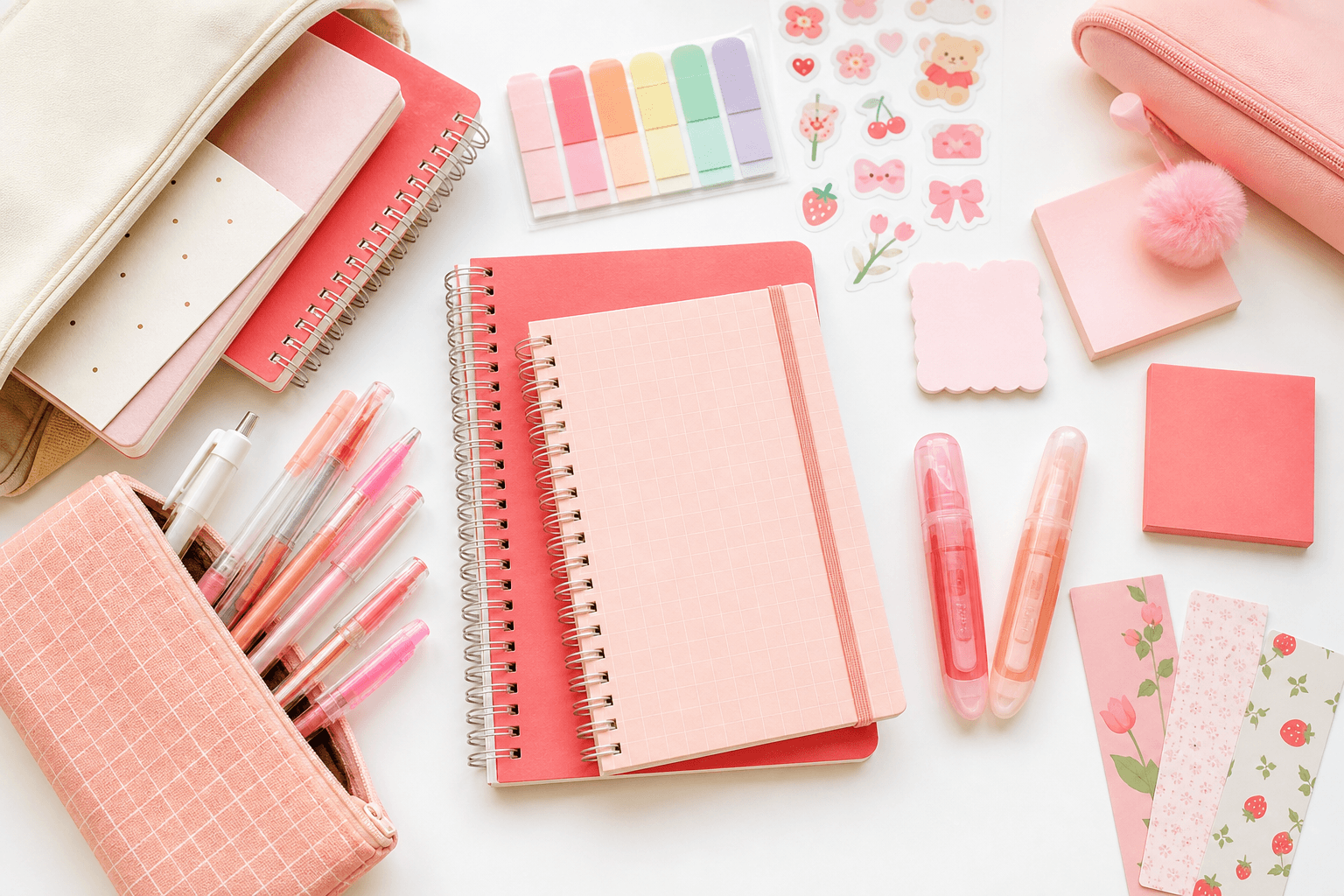 Checklist đồ dùng tựu trường kèm combo quà tặng sticker và sổ tay